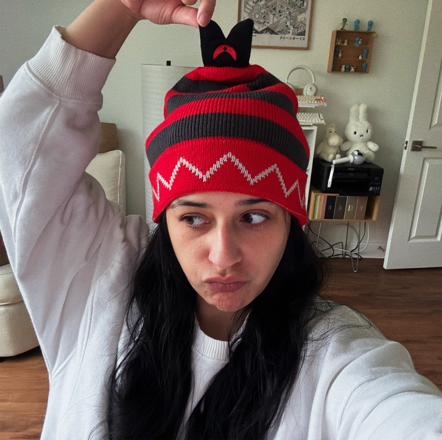 Red Crown Beanie