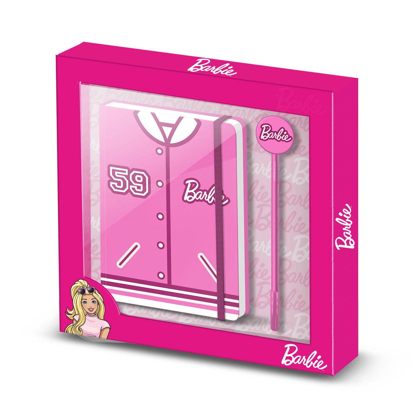 Journal & Pen Set Barbie "Varsity"
