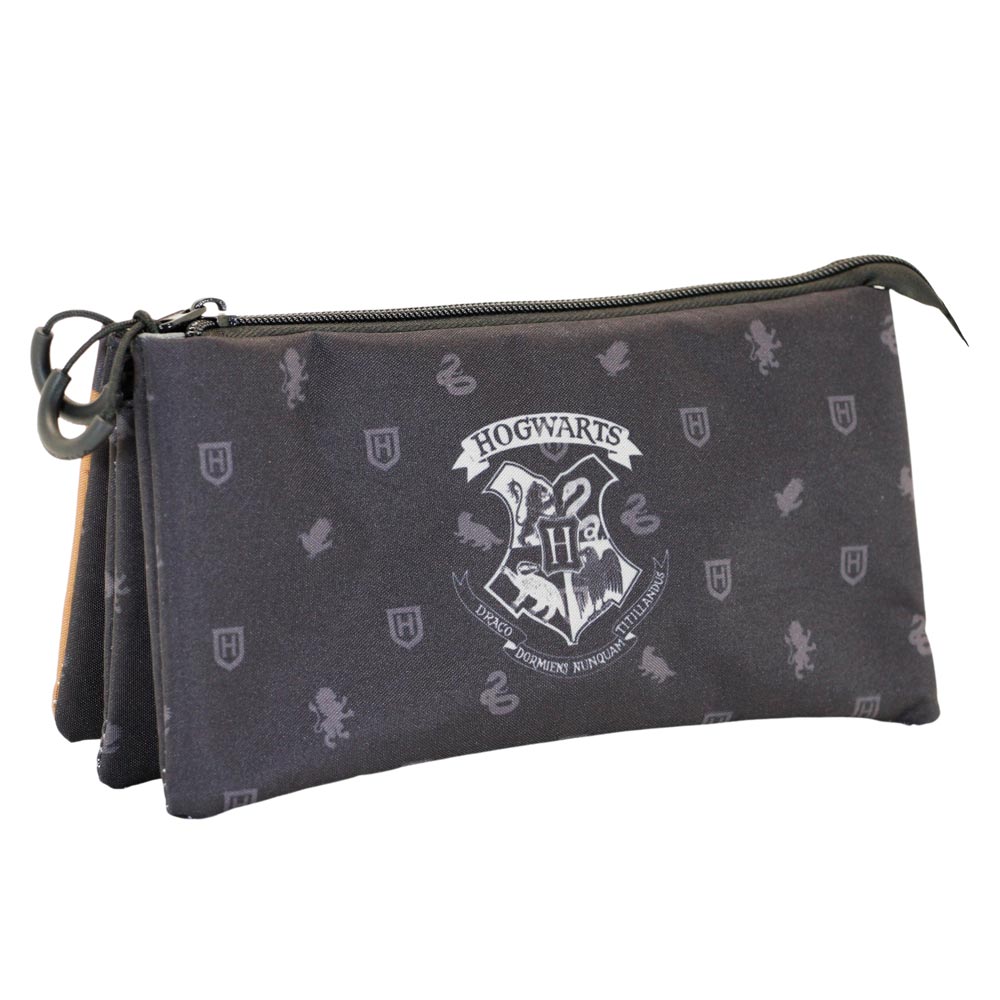 Harry Potter "Hogwarts" Triple Pencil Case