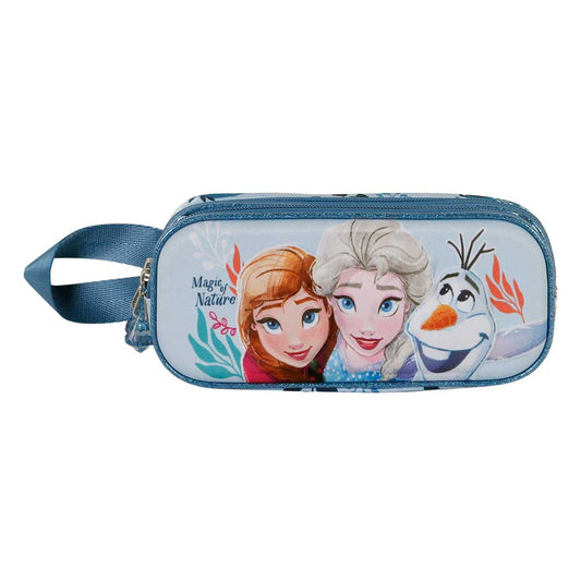 Trousse 3D Double Disney La Reine des Neiges 2 « Nature »