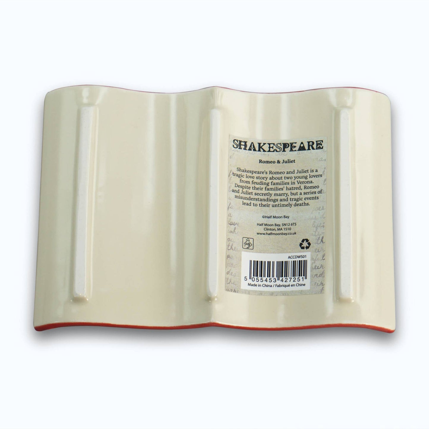 Coupelle Shakespeare - livre 15 cm