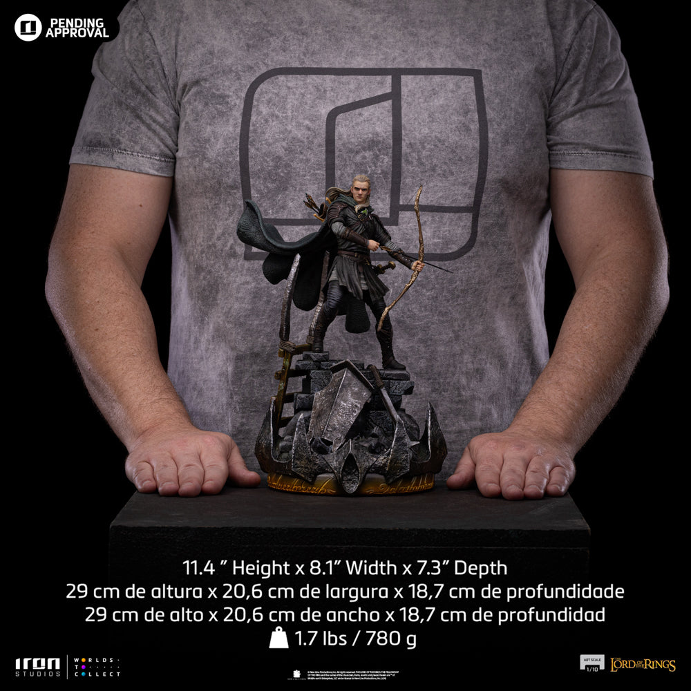 Statue Legolas Unleashed - the Lord of the Rings - Art Scale 1/10