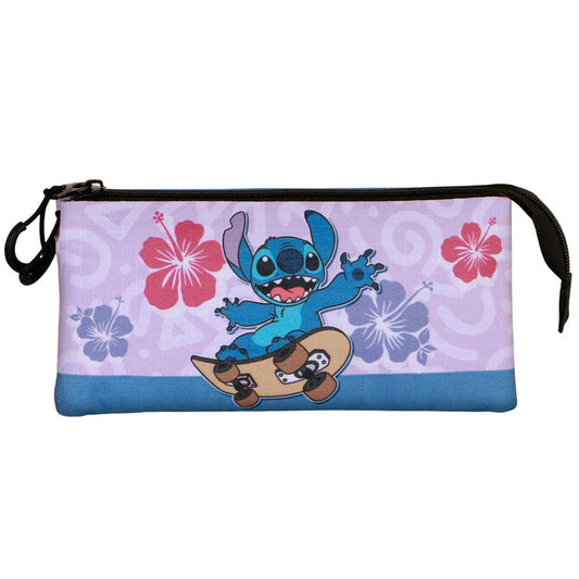 Trousse Triple Disney Lilo & Stitch « Skate »