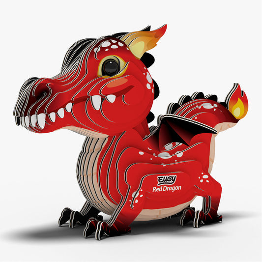 Maquette 3D EUGY 085 Dragon rouge – vue 2