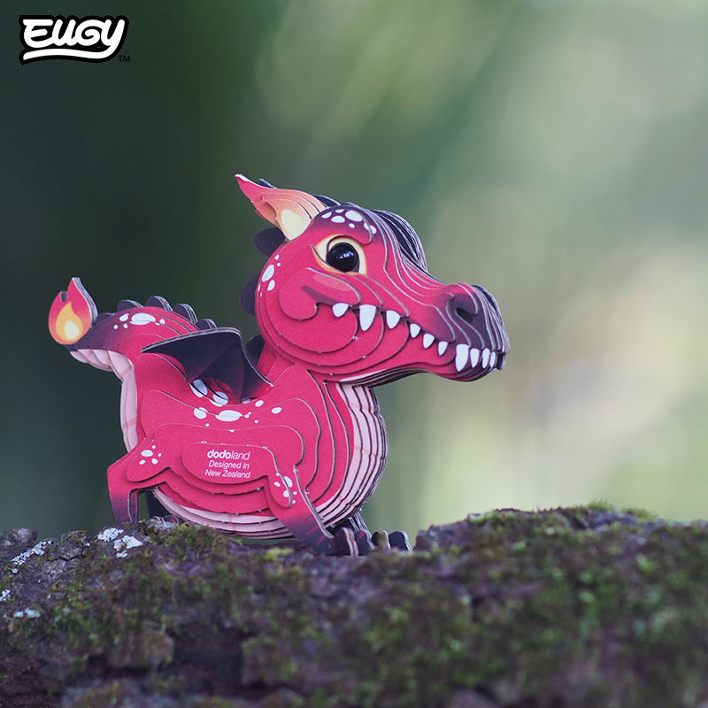 Maquette 3D EUGY 085 Dragon rouge – mise en scène
