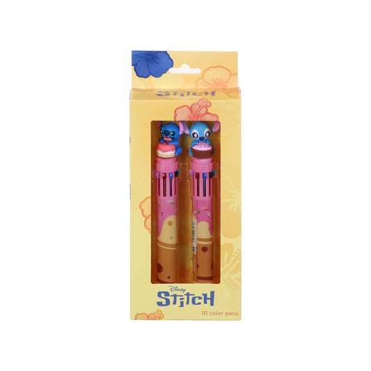 Pack Mix de 2 Stylos 10 Couleurs Disney Lilo & Stitch