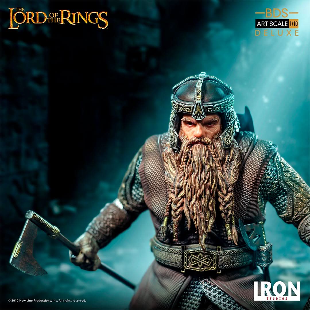 Gimli Deluxe Statue - Lord Of The Rings - Art Scale 1/10 - The Fellowship of the Ring