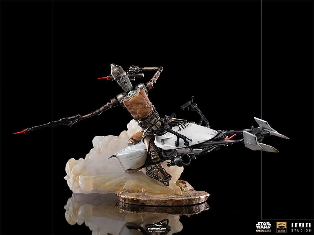 IG-11 and The Child Statue - Star Wars: The Mandalorian - BDS Art Scale 1/10