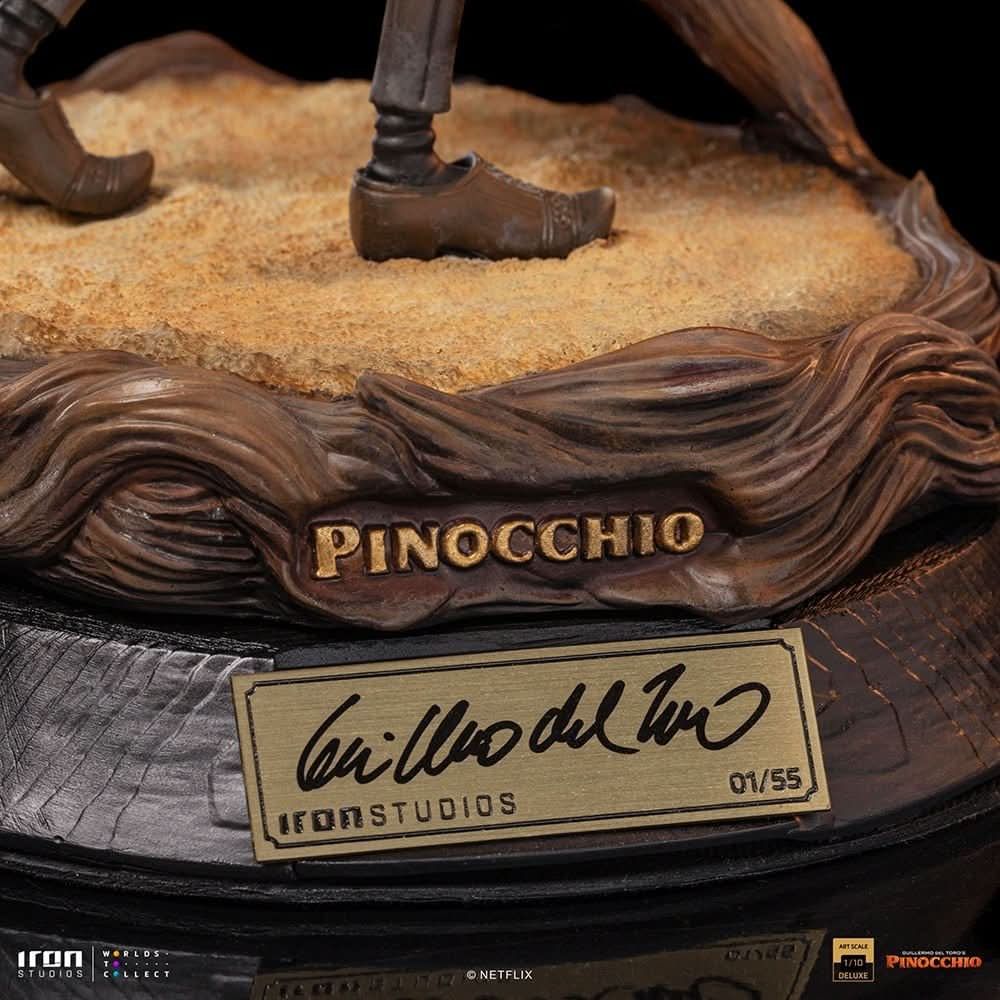 Statue Geppetto & Pinocchio Deluxe (Signed Version) - Pinocchio - Art Scale 1/10