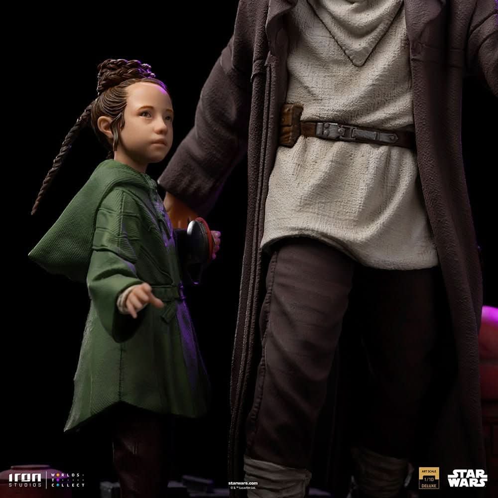 Statue Obi-Wan and Young Leia - Star Wars: Obi-Wan Kenobi Series - Art Scale 1/10