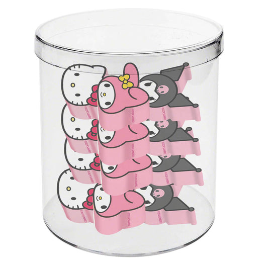 Cube avec 12 gommes à effacer Hello Kitty « Mix »