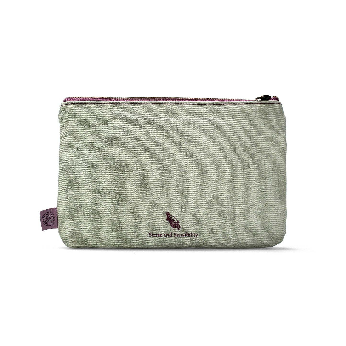 Jane Austen Cotton Pouch - Recycled Sense and Sensibility