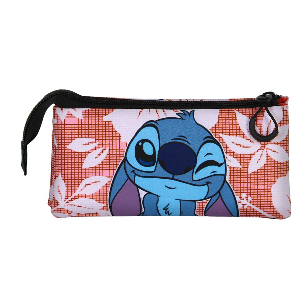 Lilo and Stitch Maui-FAN 2.0 Triple Pencil Case, Pink
