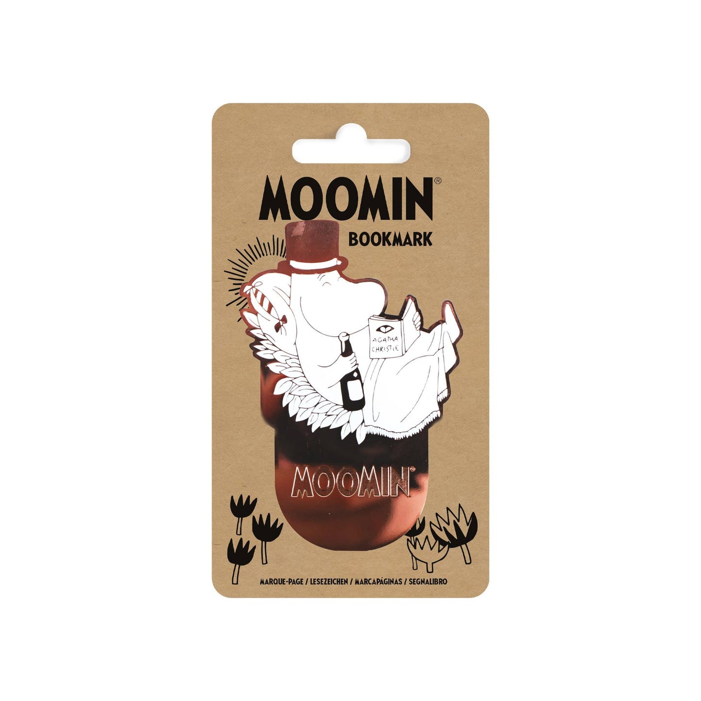 Moomin Metal Bookmark - Moominpappa