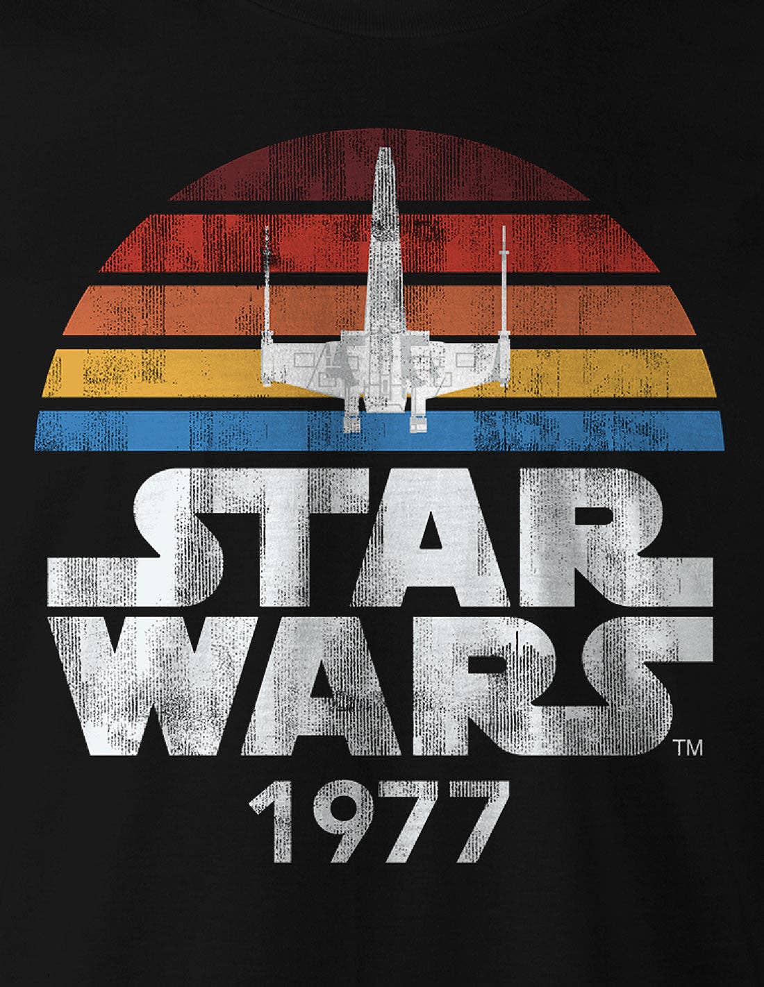 t shirt star wars 1977 cotton division