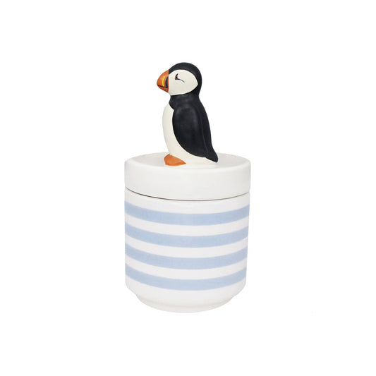 Puffin Ceramic Trinket Box