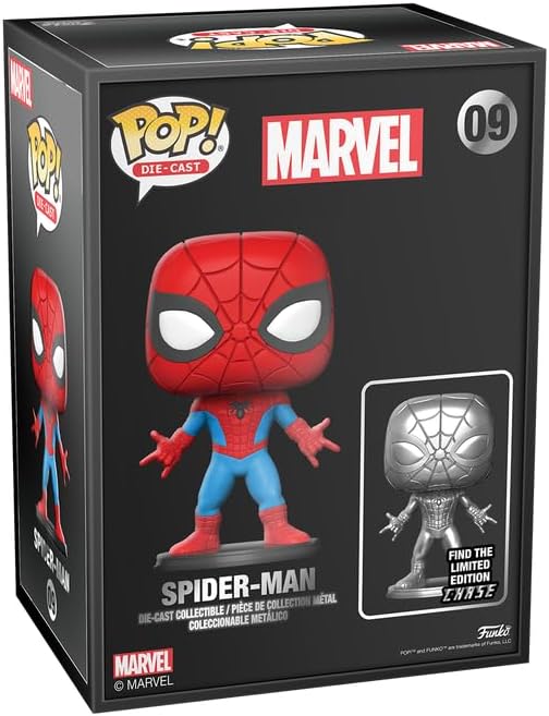 Funko Pop! Spider-Man (Die-Cast) – Marvel