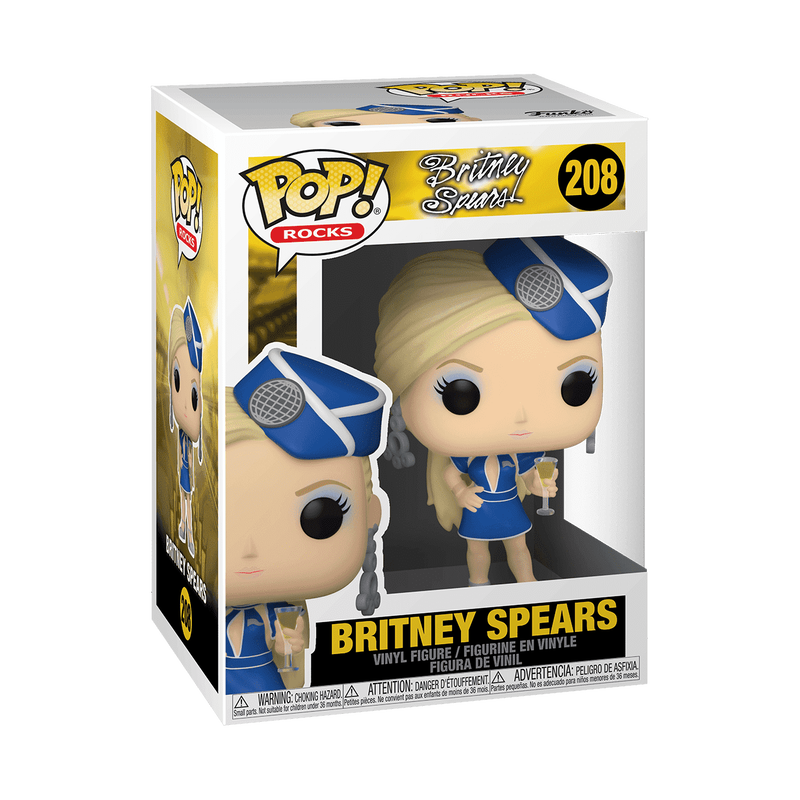 Pop! Britney Spears as a Flight Attendant