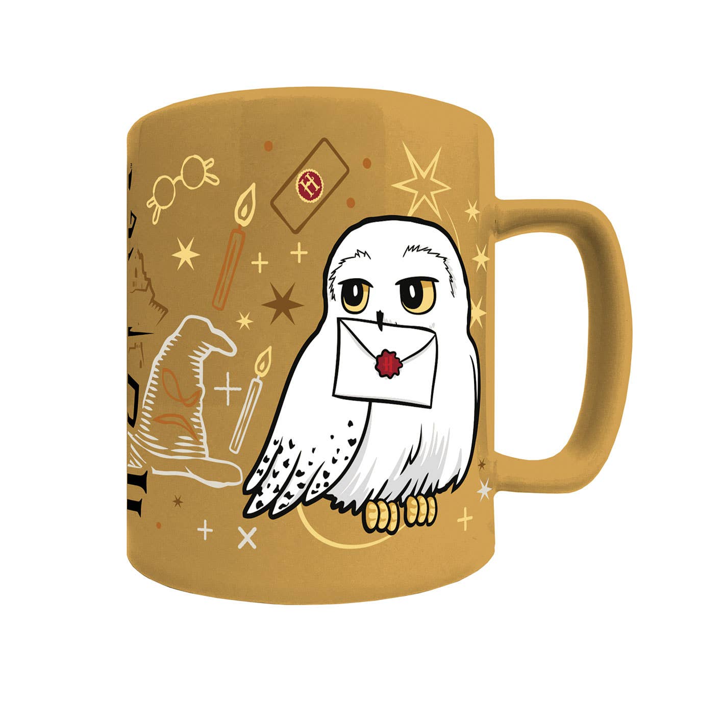 Fuzzy Harry Potter Mug - Hedwig