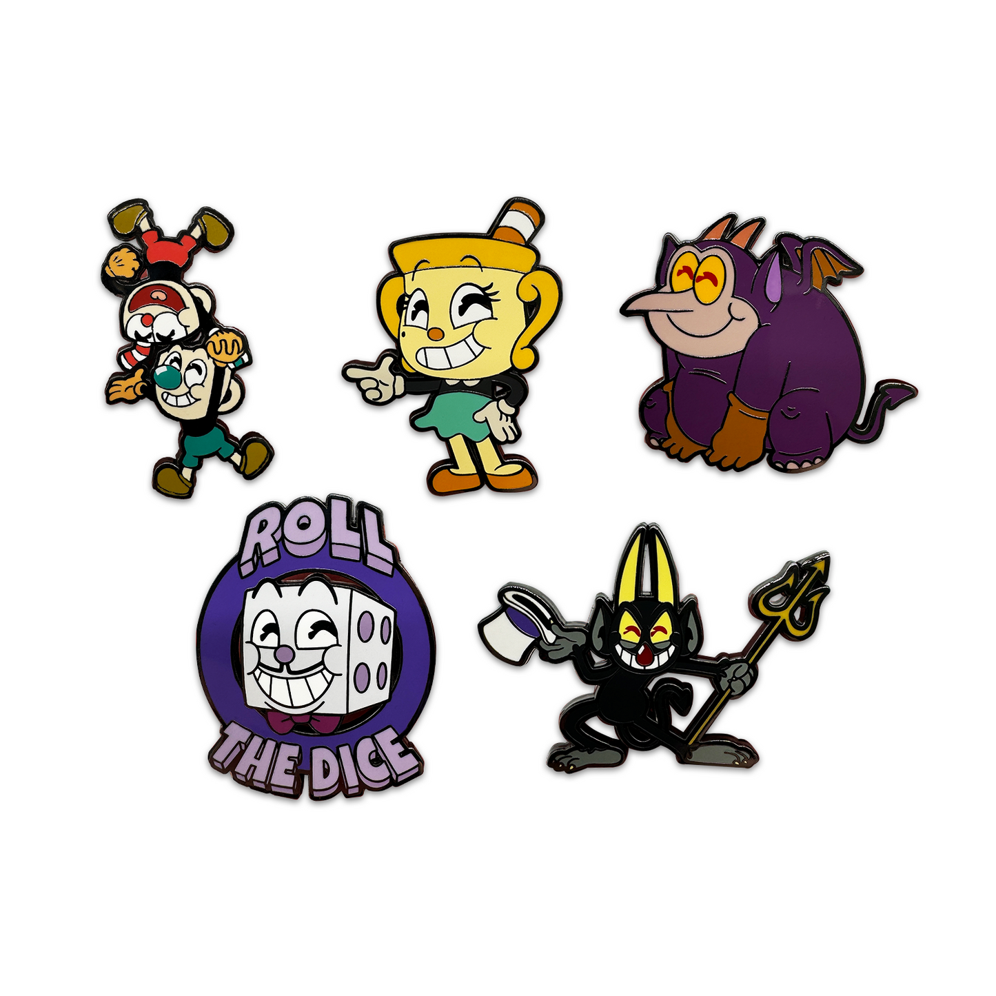 Cuphead Pin Set