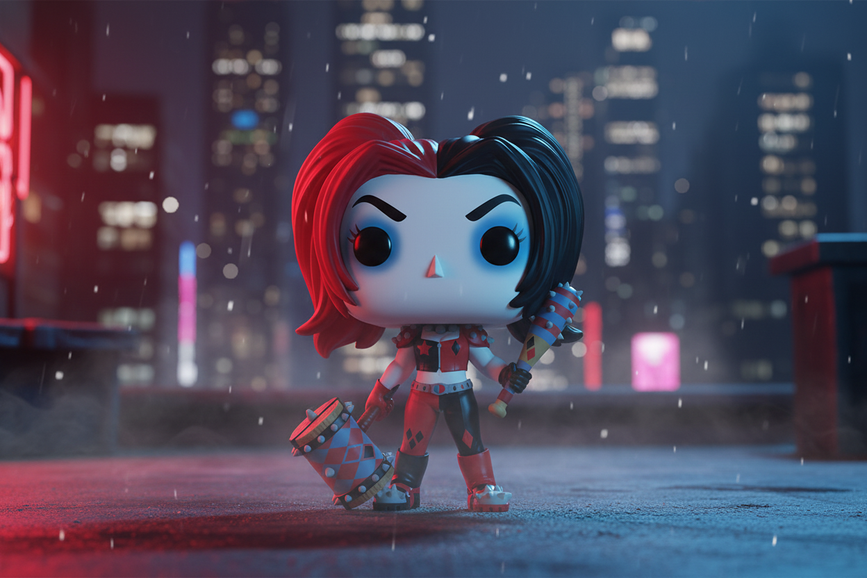 Funko Pop! Harley Quinn avec armes