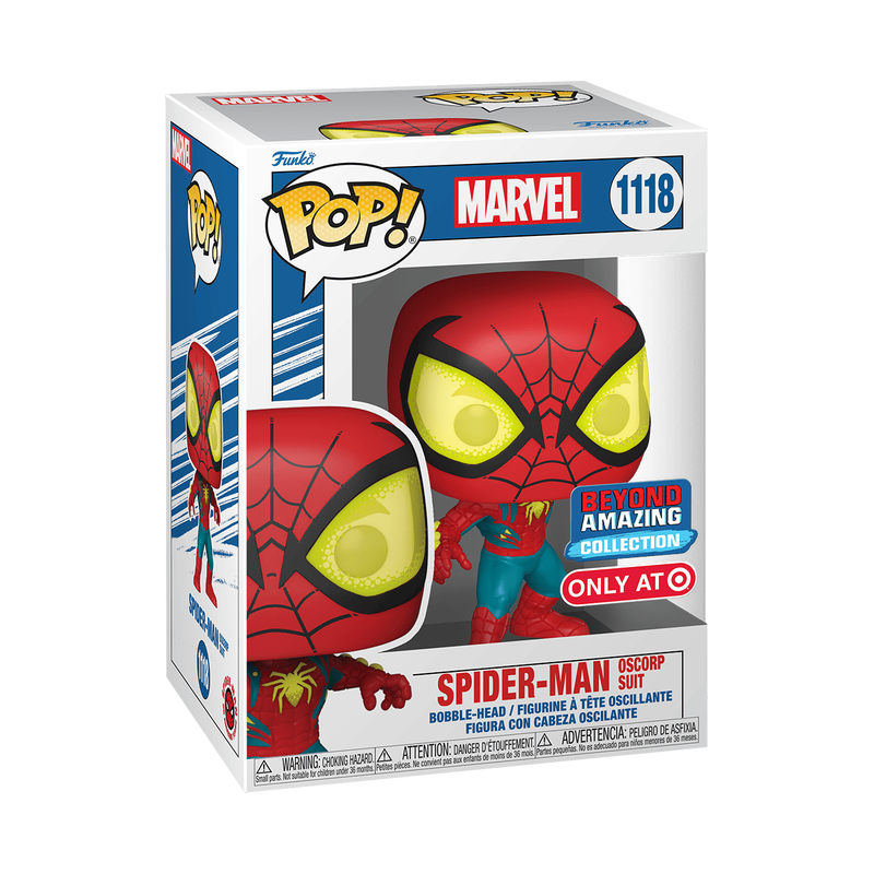 pop spider man oscorp suit 1118