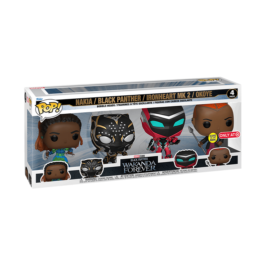 Funko Pop! Black Panther: Wakanda Forever 4-Pack (SE) – Marvel