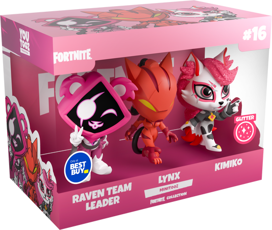 Raven Team Leader, Lynx & Kimiko Minitooz (Retail Exclusive)