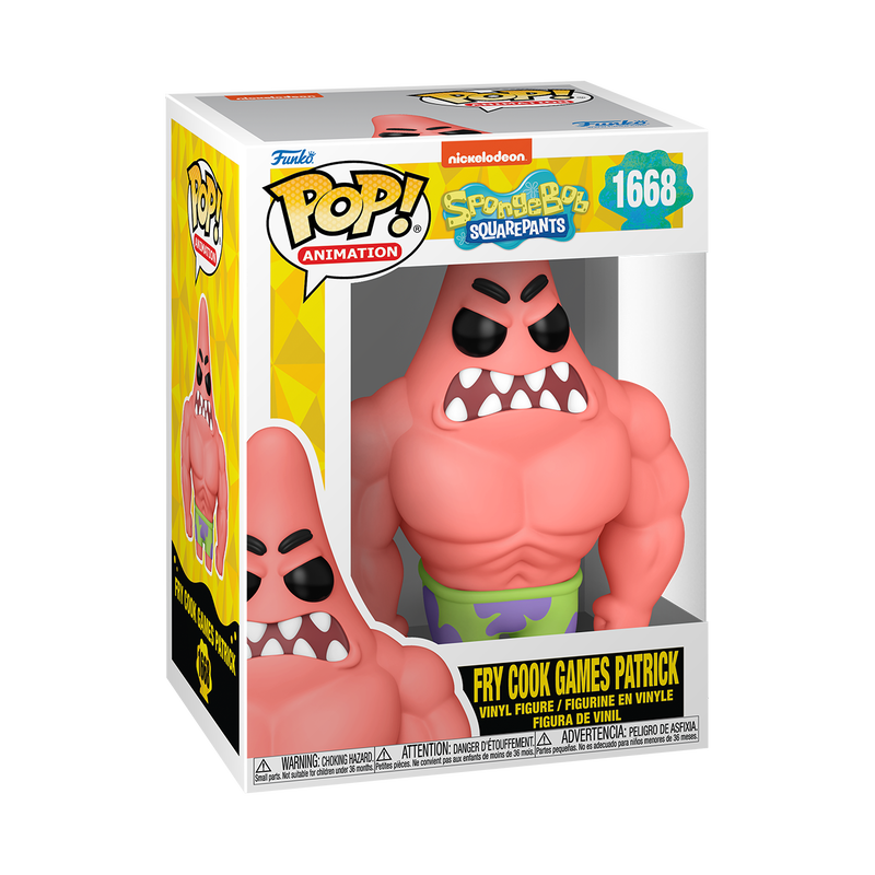 Funko Pop! Patrick jeux des cuisiniers – Bob l'éponge