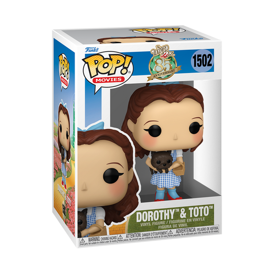 Funko Pop! Dorothy avec Toto (85ème Anniversaire) – Le Magicien d'Oz