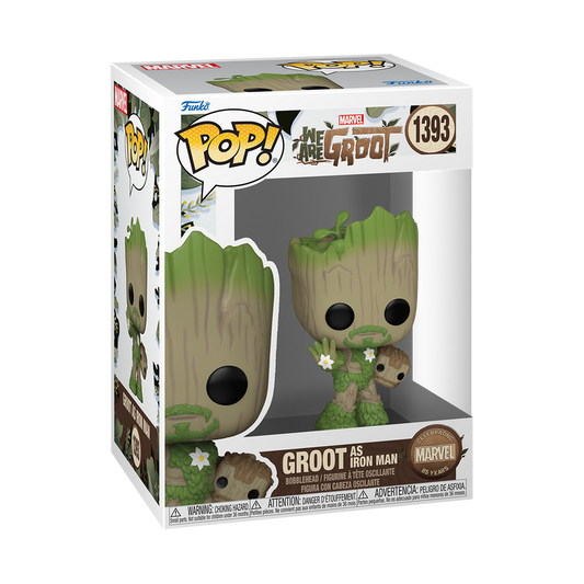 Funko Groot en Iron Man