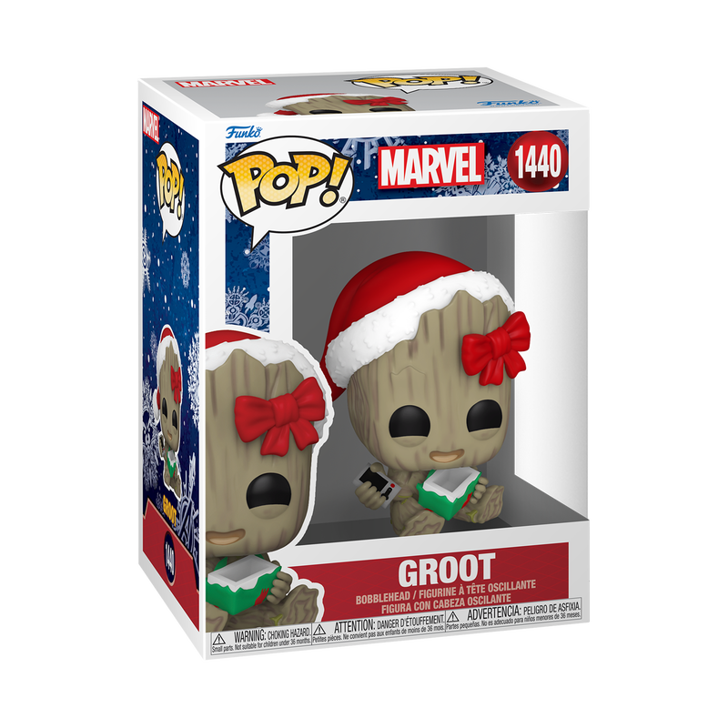 Funko Groot avec Cadeau (Holiday) – Marvel