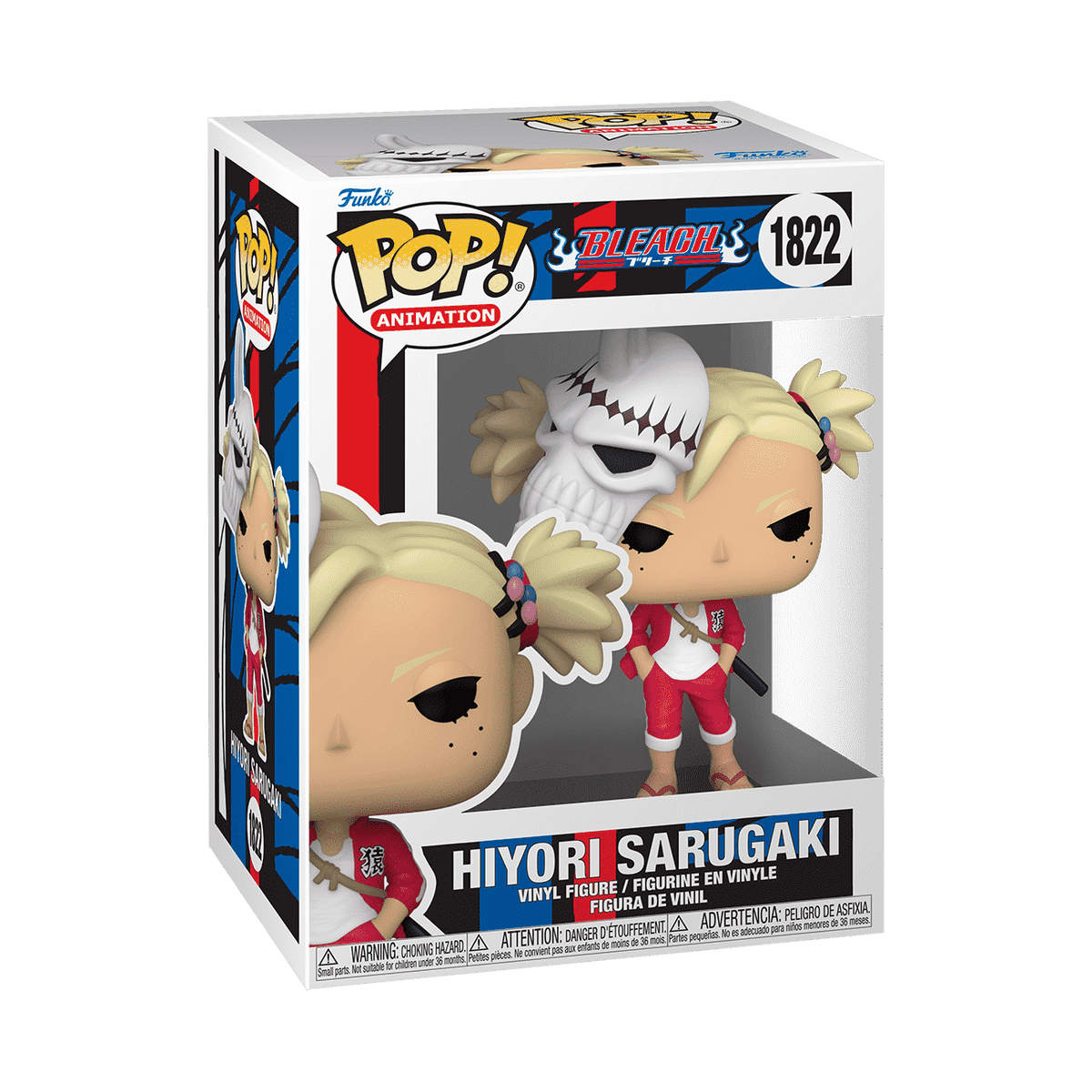 Boîte Pop! Hiyori Sarugaki n°1822 – Bleach – visuel officiel Funko