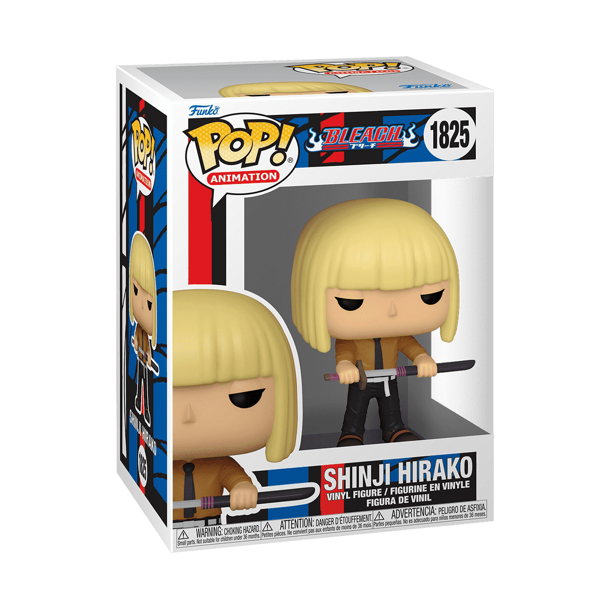 Boîte Pop! Shinji Hirako n°1825 – Bleach – visuel officiel Funko