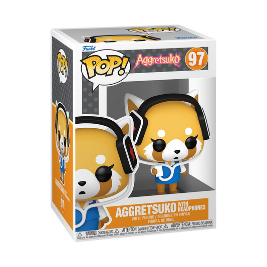 Pop! Aggretsuko avec casque audio