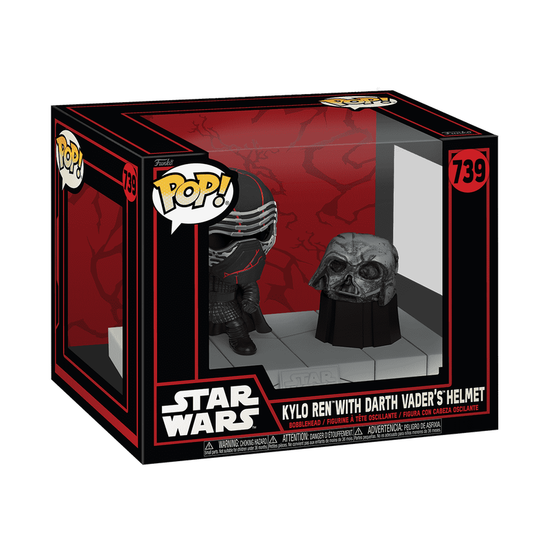 Funko Pop! Deluxe Kylo Ren avec le Casque de Dark Vador – Star Wars