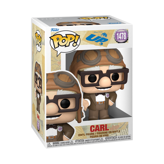 Funko Pop! Carl avec Chapeau d'aviateur – Disney