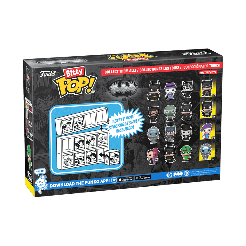 Bitty Pop! Batman 85th Anniversary 4-Pack Series 4