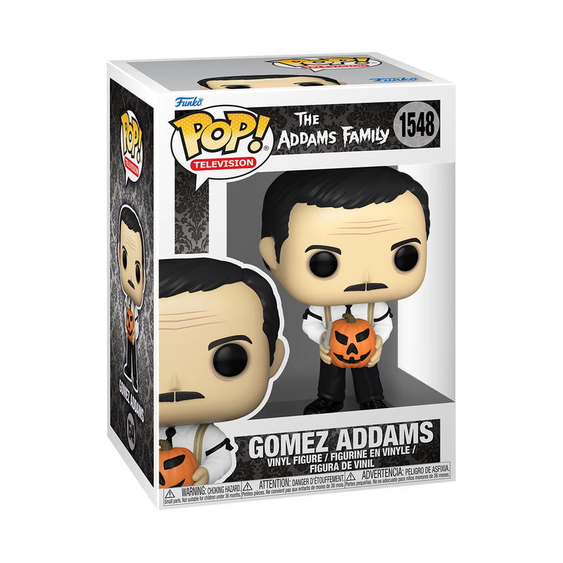 Gomez Addams with Jack-o-Lantern