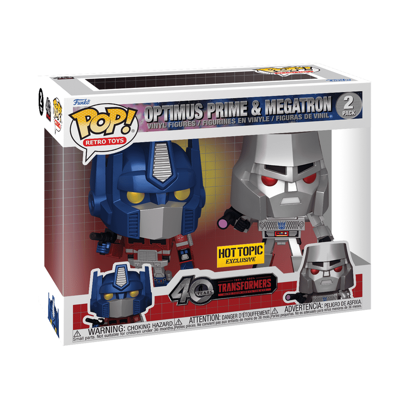Funko Pop! Optimus Prime & Megatron 2-Pack – Transformers
