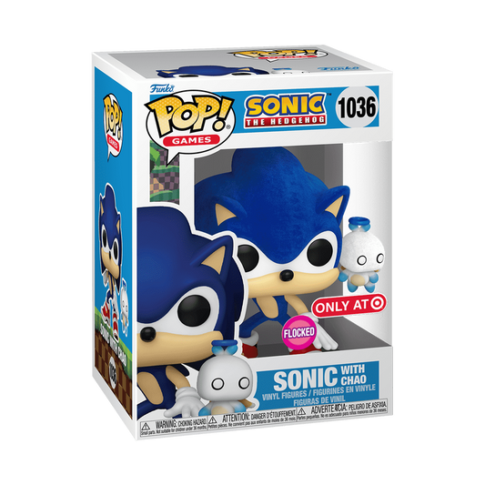 Pop! & Buddy Sonic avec Chao (Flocked)