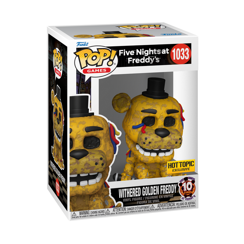 Funko Pop! Withered Golden Freddy – Five Nights at Freddy's
