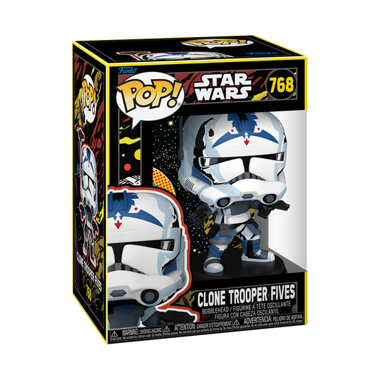 Funko Pop! Clone Trooper Fives (Retro) – The Clone Wars