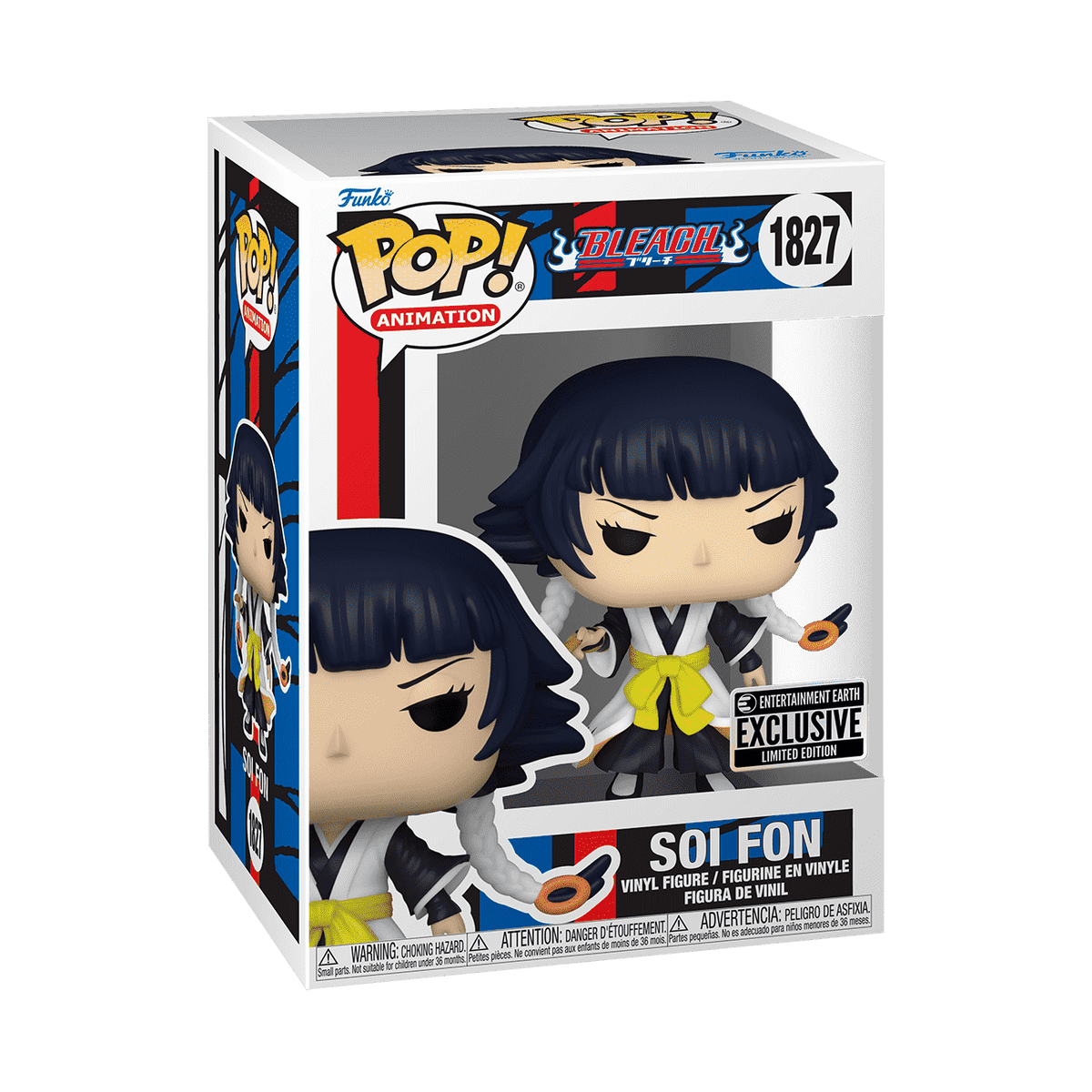 Boîte Pop! Soi Fon n°1827 – Bleach – visuel officiel Funko
