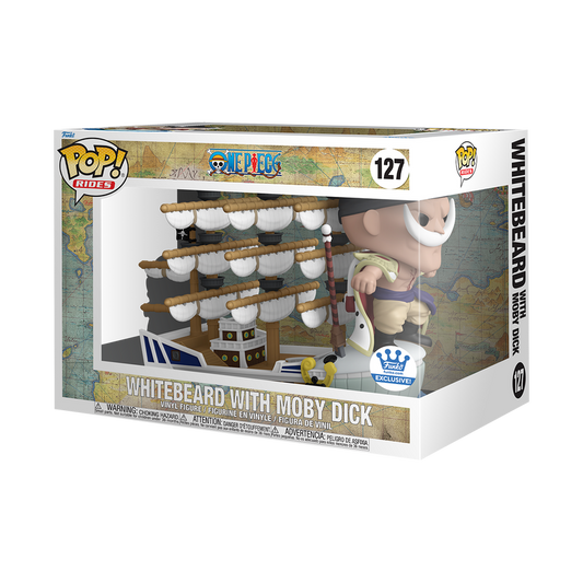 Funko Pop! Rides Deluxe Barbe Blanche avec Moby Dick – One Piece