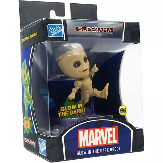 Mini-diorama Superama Groot Phosphorescent 10 cm - Édition SDCC