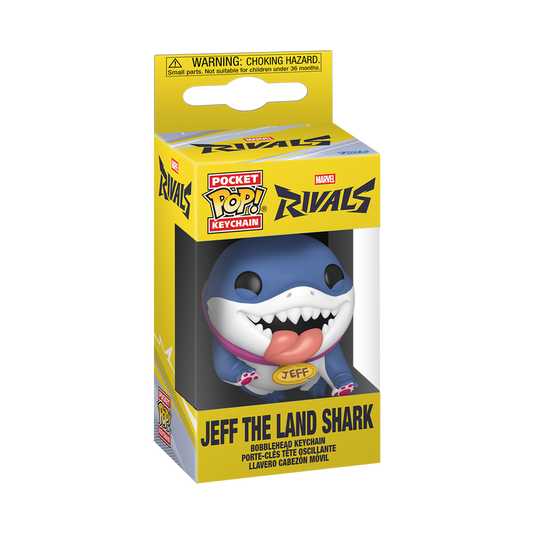 Funko Pop! Keychain Jeff le Requin Terrestre (Marvel Rivals)