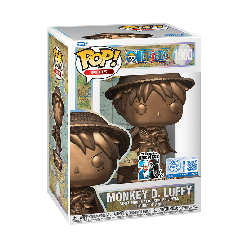Funko Pop! Plus Monkey D. Luffy Statue (Bronze) – One Piece