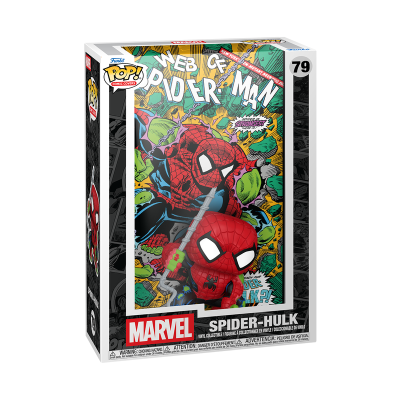 Funko Pop! Comic Covers Web of Spider-Man #70 (Spider-Hulk) - vue officielle 2