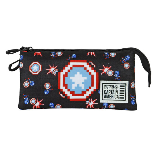 Trousse Triple ECO Marvel Captain America « Captain Pixel »